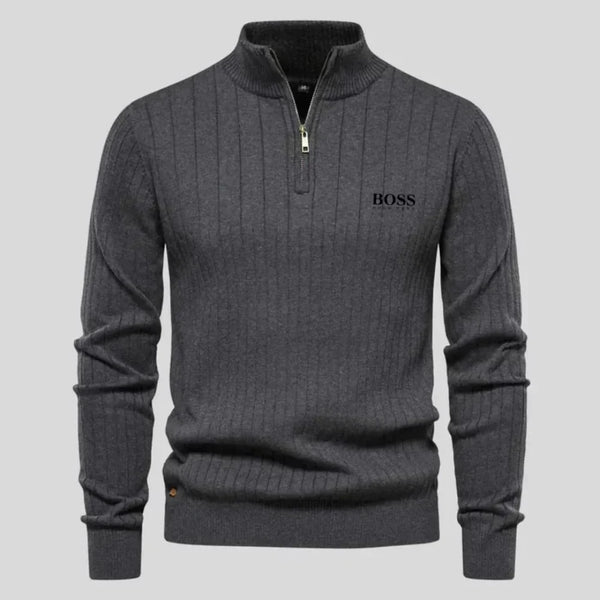 Men's Zip Sweater - Premium Comfort & Style