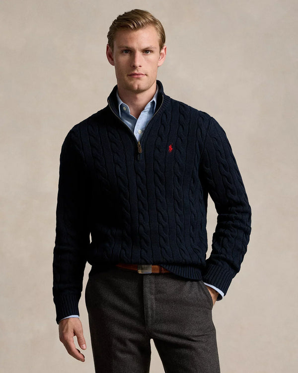 RL POLO - Ribbed Knit Cotton Sweater